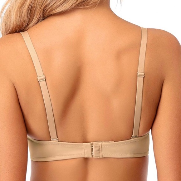 NWOT Deep Plunge, Cleavage Enhancing, Low Cut, Wireless Push Up Padded Bra - Picture 8 of 15